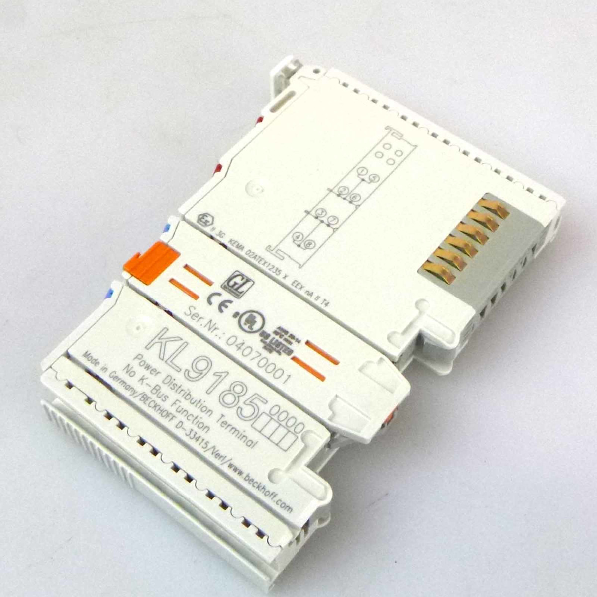 Beckhoff Potenzialverteilerklemme KL9185 GEB