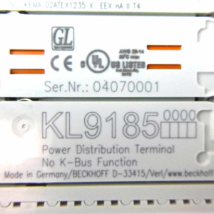 Beckhoff Potenzialverteilerklemme KL9185 GEB