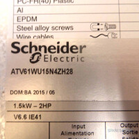 Schneider Electric Frequenzumrichter ALTIVAR 61 ATV61WU15N4ZH28 940584 OVP