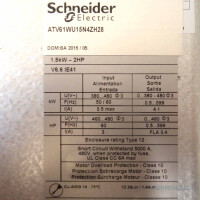 Schneider Electric Frequenzumrichter ALTIVAR 61 ATV61WU15N4ZH28 940584 OVP