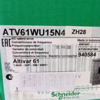 Schneider Electric Frequenzumrichter ALTIVAR 61 ATV61WU15N4ZH28 940584 OVP