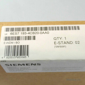 Simatic S7 ET200S 6ES7 193-4CB20-0AA0 (5Stk.) SIE