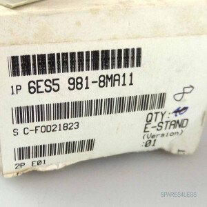 Siemens Steckerabdeckung 6ES5981-8MA11 (8Stk.) OVP