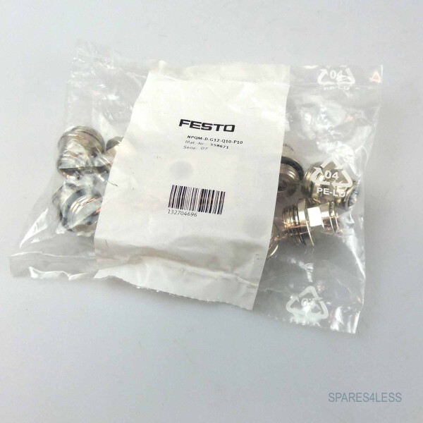 Festo Steckverschraubung NPQM-D-G12-Q10-P10 558671 (10Stk.) OVP