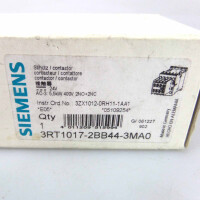 Siemens Schütz 3RT1017-2BB44-3MA0 24V/5,5kW/400V OVP