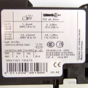 Siemens Leistungsschalter 3RV1021-1BA15 OVP