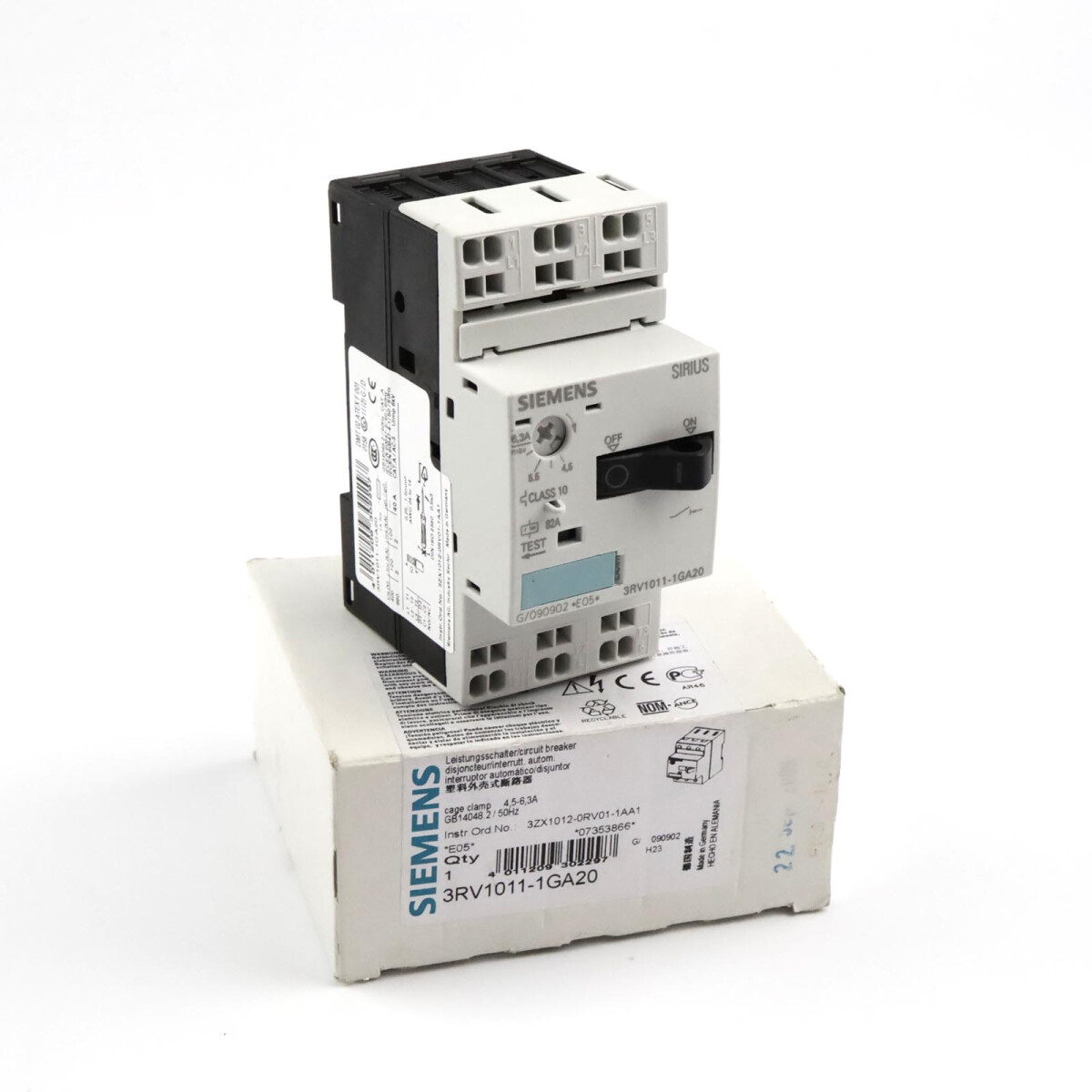 Siemens Leistungsschalter 3RV1011-1GA20 OVP