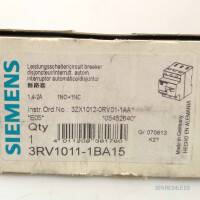 Siemens Leistungsschalter 3RV1011-1BA15 OVP