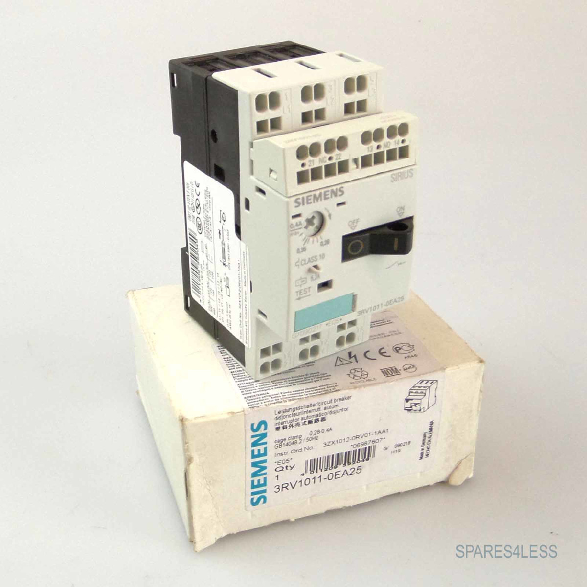 Siemens Leistungsschalter 3RV1011-0EA25 OVP