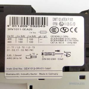 Siemens Leistungsschalter 3RV1011-0EA25 OVP