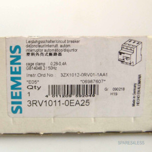 Siemens Leistungsschalter 3RV1011-0EA25 OVP
