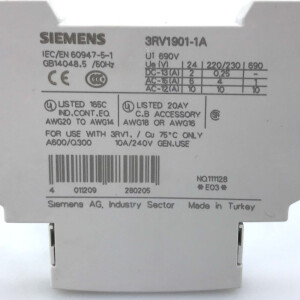 Siemens Hilfsschalter 3RV1901-1A (2Stk.) OVP