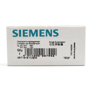 Siemens Überspannungsbegrenzer 3RT1916-1CB00 OVP