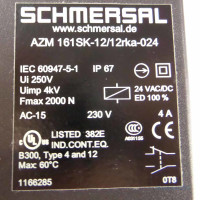 SCHMERSAL Sicherheitszuhaltung AZM 161SK-12/12RKA-024 GEB