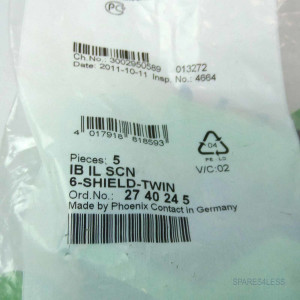 Phoenix Contact Inline-Schirmstecker IBILSCN 6-SHIELD-TWIN 2740245 (8Stk.) OVP