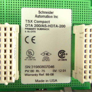 Schneider Automation TSX Compact Primary Subrack DTA200/AS-HDTA-200 GEB