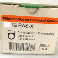 Klöckner Möller Schildträger RAS-X (35Stk.) OVP
