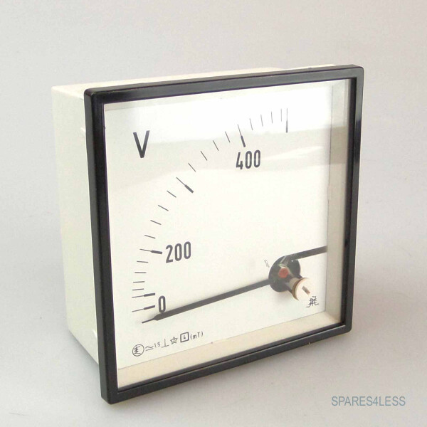 Müller + Ziegler Voltmeter 0/200/400V NOV
