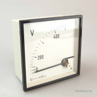 Müller + Ziegler Voltmeter 0/200/400V NOV