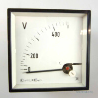 Müller + Ziegler Voltmeter 0/200/400V NOV