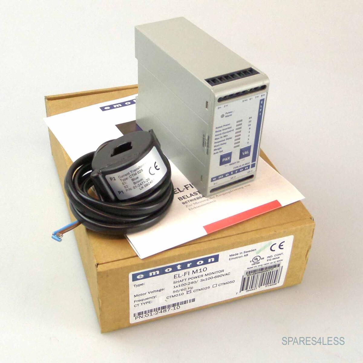 emotron Belastungssensor EL-FIM10 + CTM025  OVP