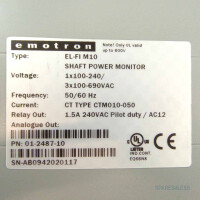 emotron Belastungssensor EL-FIM10 + CTM025  OVP