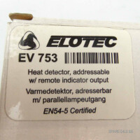 ELOTEC Wärmedetektor EV753 OVP