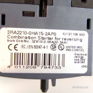 Siemens Starterkombination 3RA2210-0HA15-2AP0 OVP