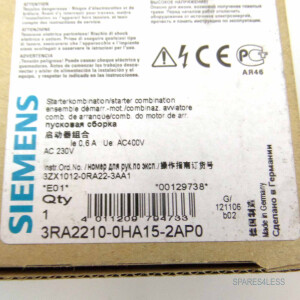 Siemens Starterkombination 3RA2210-0HA15-2AP0 OVP