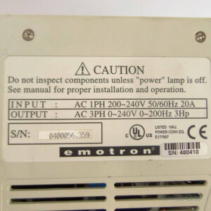 emotron Frequenzumrichter DFE23-10 2,2kW GEB