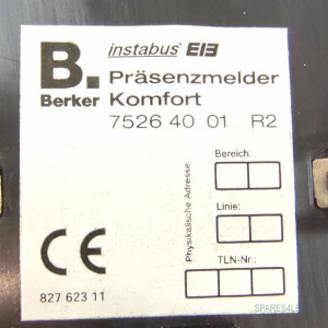 Berker Instabus EIB Präsenzmelder 75264001 OVP