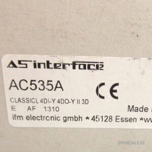 ifm AS-Interface AC535A ClassicL 4DI-Y 4DO-Y II 3D OVP