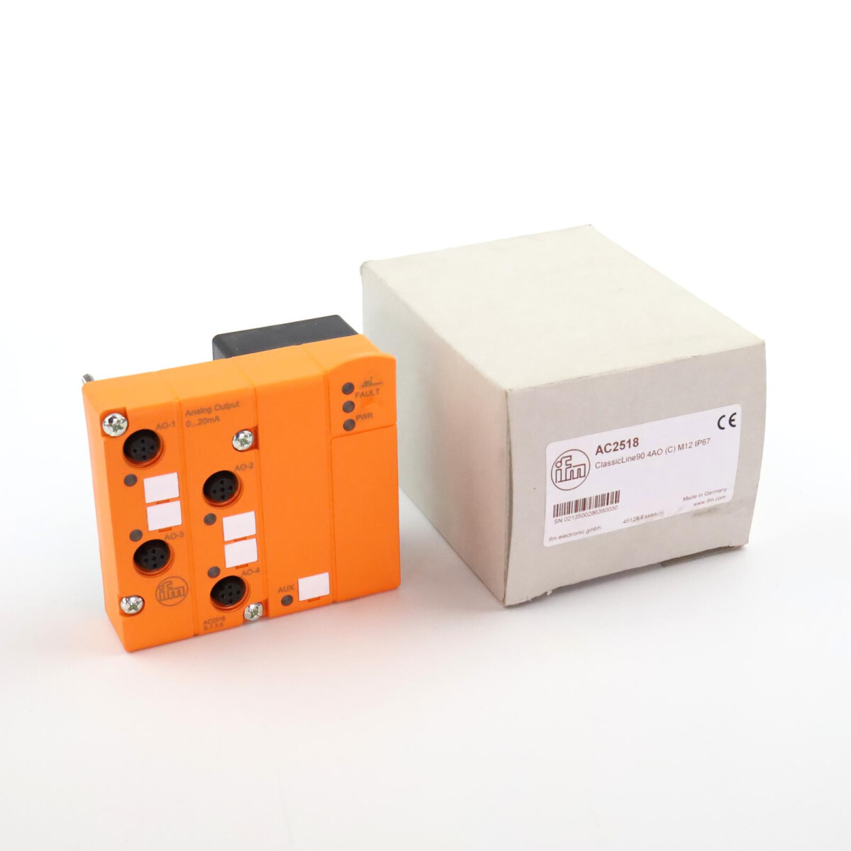 ifm AS-Interface ClassicLine90 4AO (C) M12 IP67 AC2518 OVP