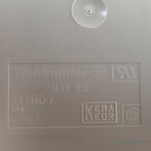 Weidmüller Z-Reihenklemme ZMAK 2.5 1768000000 (24Stk.) OVP