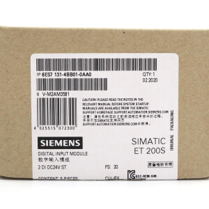 Simatic S7 Digital Eingabe 6ES7 131-4BB01-0AA0 (5Stk.) OVP