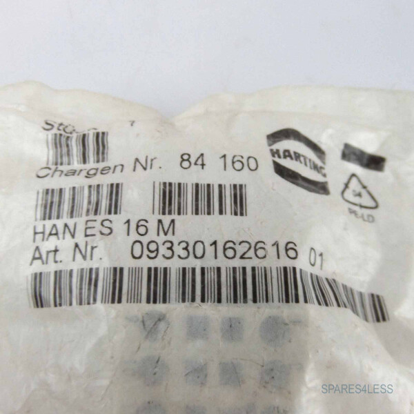 Harting Stifteinsatz HAN ES 16M 09330162616 OVP