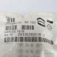 Harting Stifteinsatz HAN ES 16M 09330162616 OVP