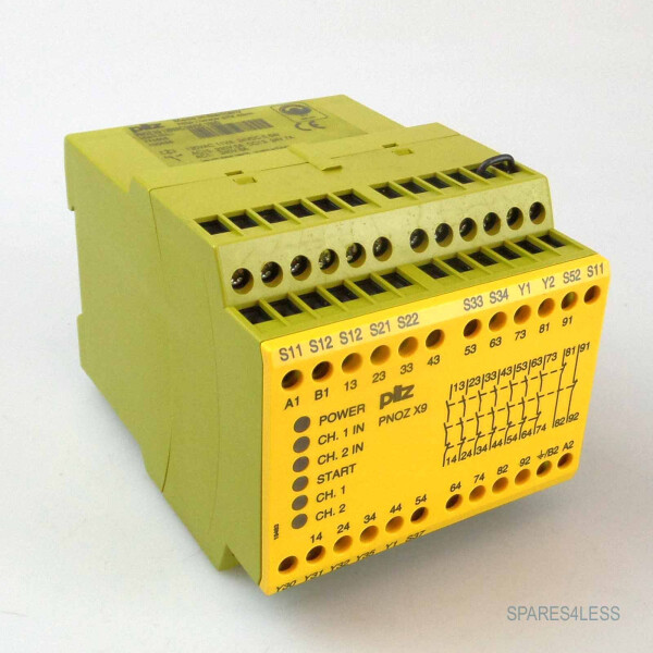 Pilz Not-Aus Schaltgerät PNOZ X9 120VAC/24VDC 7S2Ö 774605 GEB