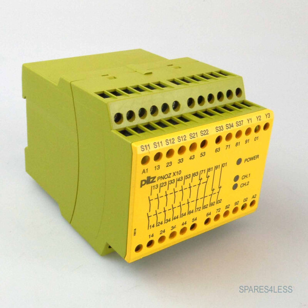Pilz Not-Aus Schaltgerät PNOZ X10 24VDC 6n/o 4n/c 774709 #K2 GEB