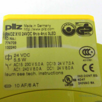 Pilz Not-Aus Schaltgerät PNOZ X10 24VDC 6n/o 4n/c 774709 #K2 GEB