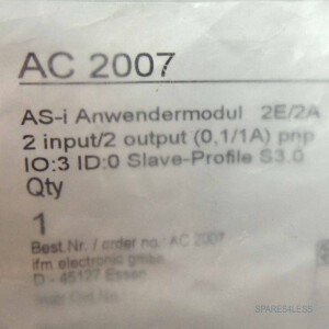 ifm AS-Interface AC2007 OVP