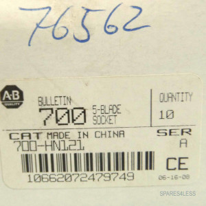 Allen Bradley Sockel CAT 700-HN121 Ser A (10Stk.) OVP