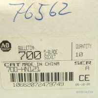 Allen Bradley Sockel CAT 700-HN121 Ser A (10Stk.) OVP