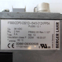BERGER LAHR Servo-Motor IFS93/2DP0-DS/1D--I54/3-012KPP54 GEB