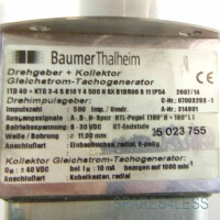 Baumer Thalheim Tachogenerator ITD40+KTD3-4SB10Y4500HSXB1BR06S11IP54 GEB