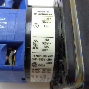 Siemens Umschalter 3LF1200-2CA11 GEB