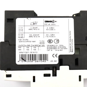 Siemens Leistungsschalter 3RV1021-0EA10 GEB