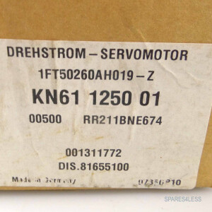 Siemens Drehstrom-Servomotor 1FT5026-0AH019-Z Z=S12 OVP