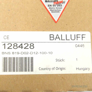 Balluff Reihenpositionsschalter BNS 819-D02-D12-100-10 SIE