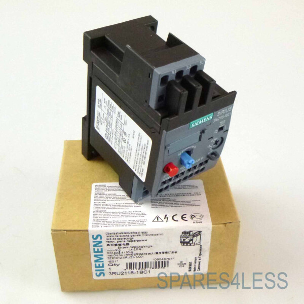 Siemens Überlastrelais 3RU2116-1BC1 OVP